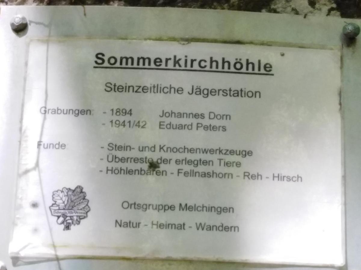 Ferienwohnung Mit Kleinem Garten Sonnenbuhl Exterior photo